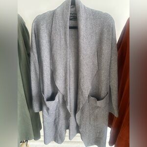 Gray Women's Cardigan Sweater